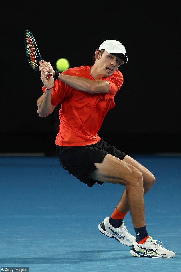 Alex De Minaur has been placed in the top eight at a grand slam for the first time, but that didn't stop him from taking a prickly draw on Thursday