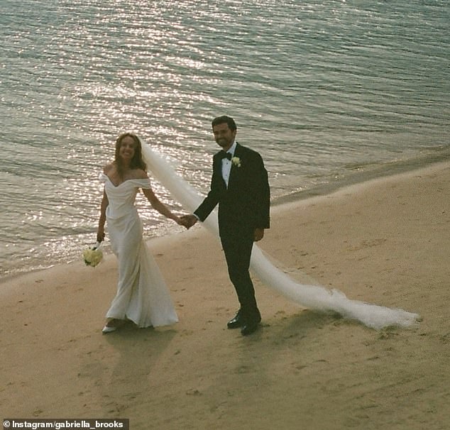 Gabriella's brother Ben and his partner Rebecca got married on the beach in Sydney and celebrated their nuptials at a rooftop venue overlooking the Harbor Bridge and Opera House