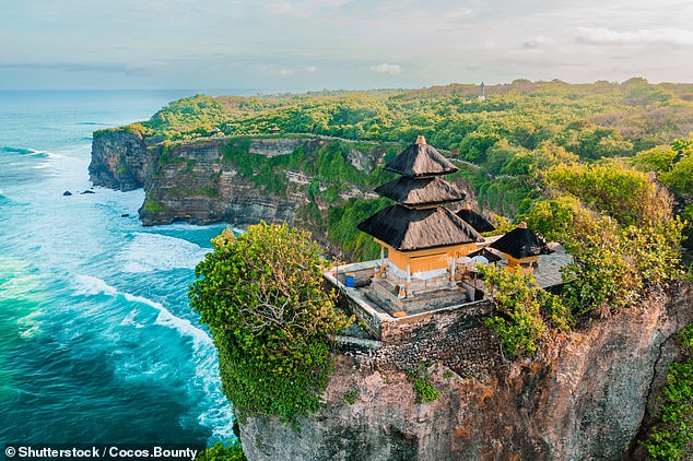 Bali (above) ranks third among global destinations