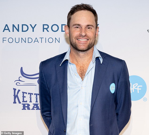 Former tennis world number 1 Andy Roddick (pictured) has branded Nick Kyrgios a hypocrite and a bully over his treatment of Jannik Sinner and Lleyton Hewitt's son Cruz