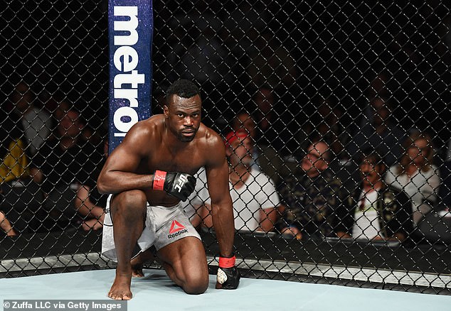 Uriah Hall (pictured) got into a war of words with the Australian - and said he would like to knock the reality TV star unconscious