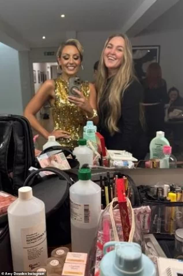 As rehearsals began this week, Tasha Ghouri and Amy Dowden (pictured) gave their fans a behind-the-scenes glimpse into life on tour