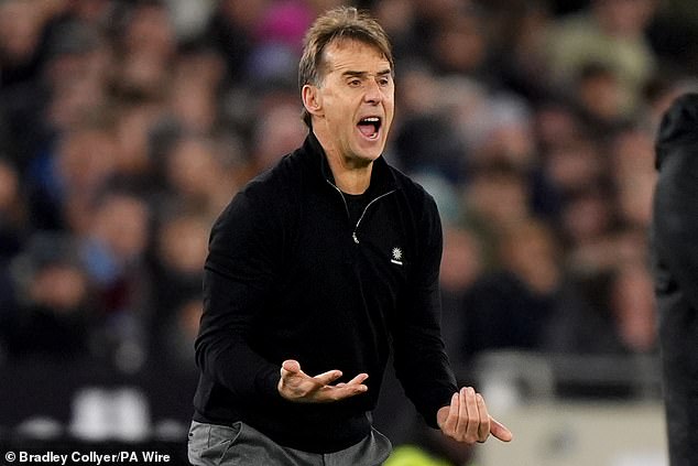 He replaces Julen Lopetegui, who was sacked by West Ham after poor form