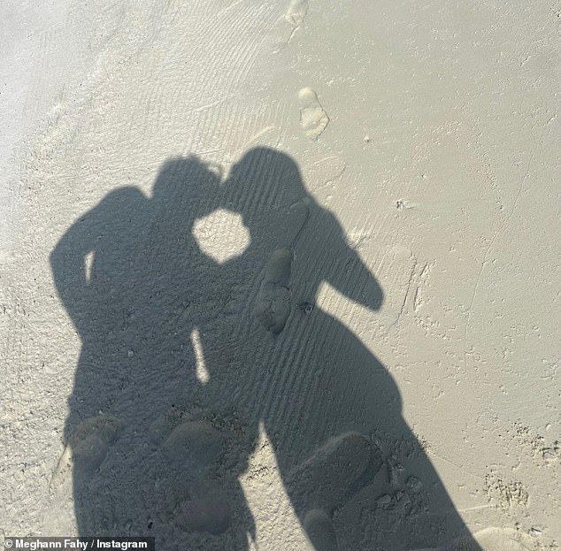 The actress, 34, and the Bridget Jones star, 28, are extremely private about their budding relationship, but she posted a photo of them kissing while away