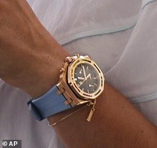 Sabalenka was seen wearing an Audemars Piguet Royal Oak Offshore Selfwinding Chronograph