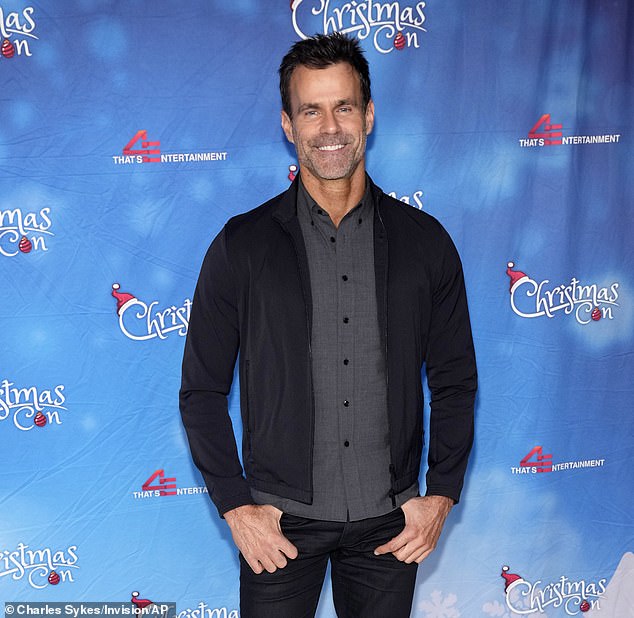 Actor Cameron Mathison's LA home burned down this week during the devastating LA bushfires - pictured last month