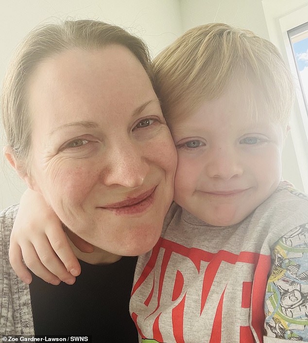 After being transferred to the Cleveland Clinic in central London, she underwent a four-hour operation in October to remove as much of the tumor as possible and was told she needed chemotherapy.