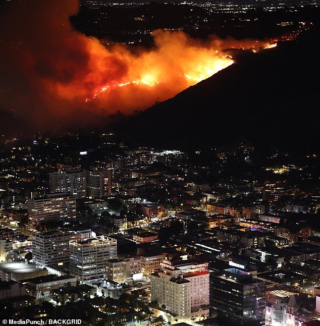 The Sunset Fire breaks out in the Hollywood Hills, prompting rapid responses from firefighters