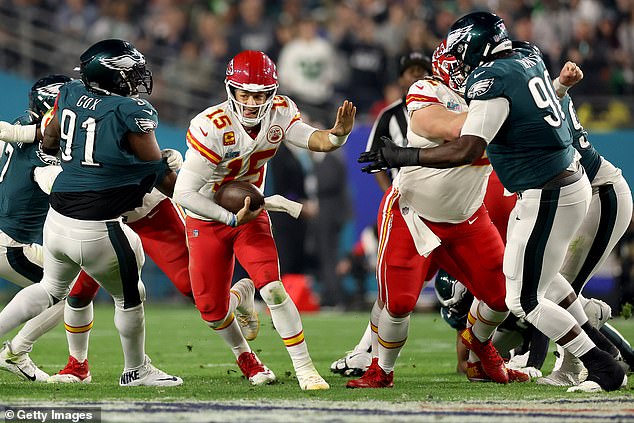 The Kansas City Chiefs defeated the Philadelphia Eagles to win Super Bowl LVII in February 2023