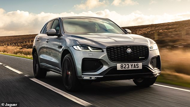 Jaguar has phased out its model range, with cars like the F-Pace SUV (above) now consigned to the history books