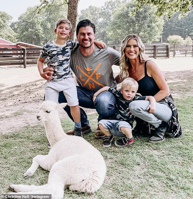 On Wednesday, the 41-year-old real estate investor admitted that Ant supported her emotionally following her divorce from Josh; Josh, Brayden, Hudson and Christina seen in June 2022