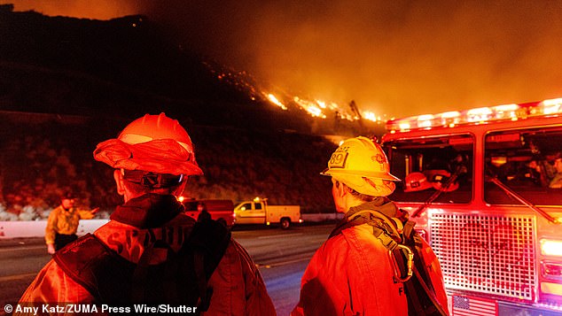 More than 100,000 people are under evacuation orders and the fires have consumed about 70 square kilometers.