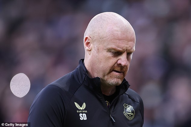 The duo were appointed as interim coaches after Sean Dyche was sacked hours before kick-off