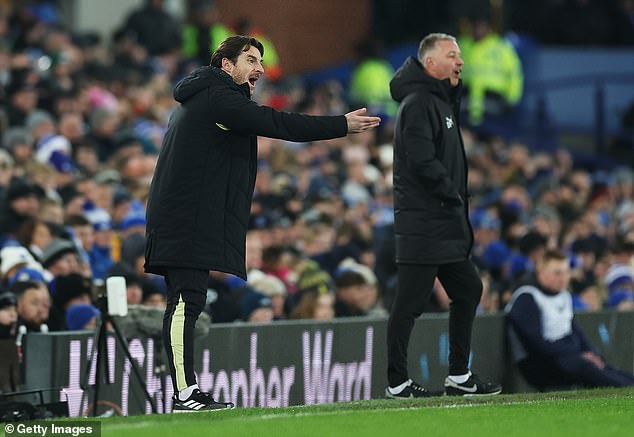 Baines, left, revealed Dyche had selected the team to play Peterborough in the FA Cup