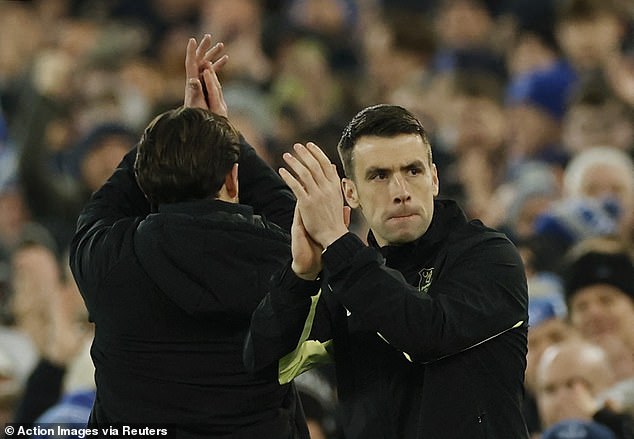 Baines and Coleman were applauded by Everton fans ahead of the match at Goodison Park