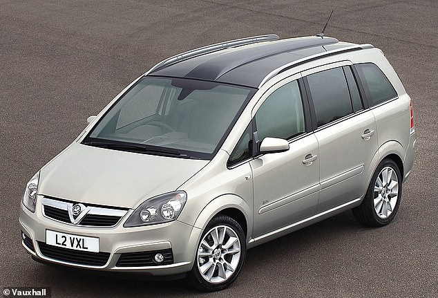 Vauxhall Zafira is the third Vauxhall model to appear in the top 10 and is in seventh place