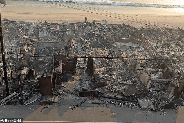 Jeff's neighbors Candy Spelling and Rick Caruso face devastation as their neighboring homes in Malibu are burned by the California wildfires