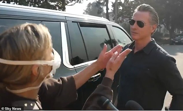 Meanwhile, Newsom continued to search for answers after being chased by a distraught Los Angeles woman demanding answers about the wildfires ravaging the city.