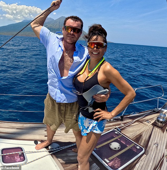 Mrs Corr has been married for ten years to former soldier Jimmy Corr, with whom she was recently pictured on social media sailing around Indonesia on a yacht