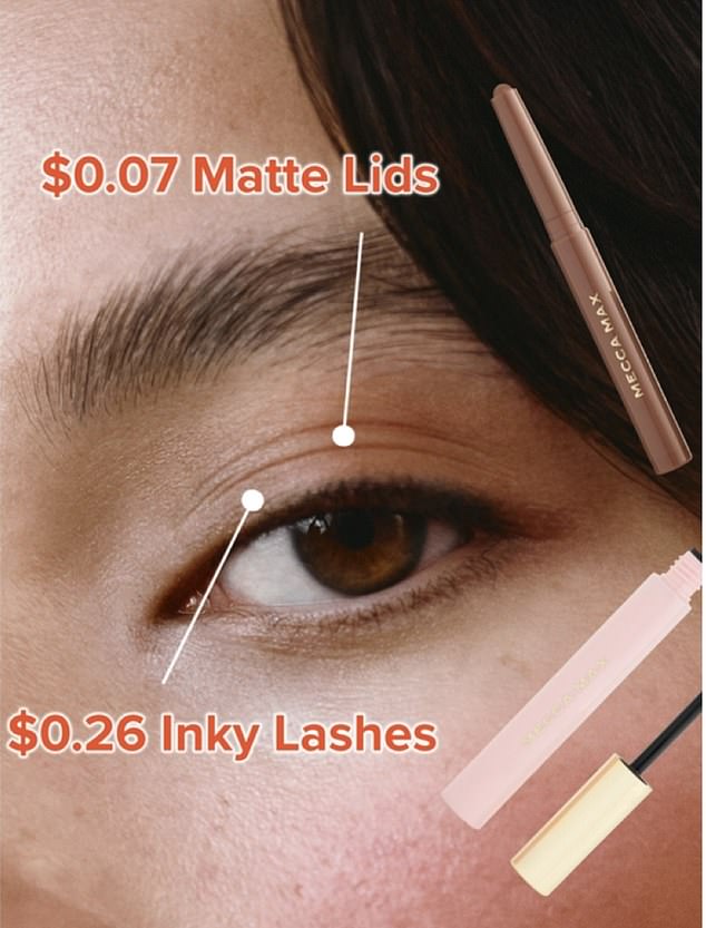 At Mecca's price of $0.26 per wear of the Whip Lash mascara, Jill said this equates to 100 uses in the tube, using 0.08ml of mascara each time