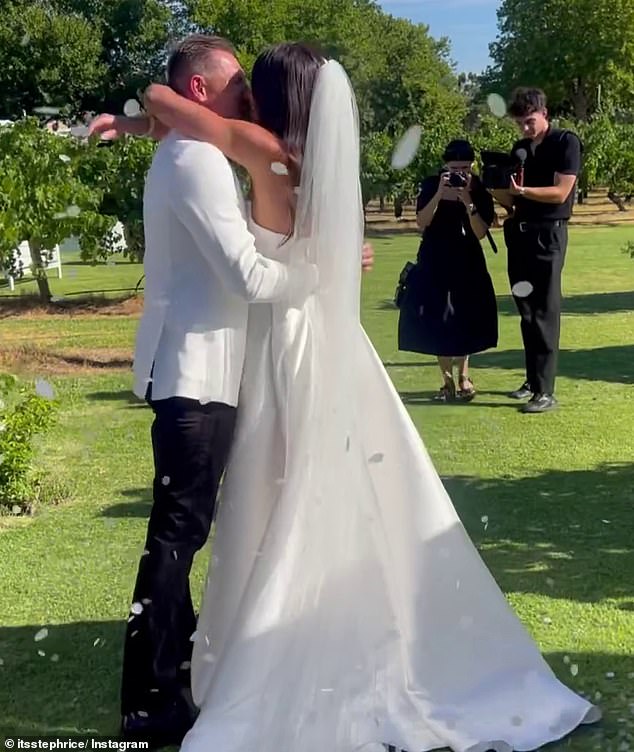 The former Olympic swimmer, 38, revealed on Instagram on Friday that she exchanged vows with the Australian pastor at a vineyard ceremony in his native Perth.