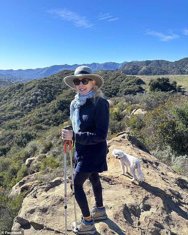 His aunt Jane, 73, was spotted hiking with her nephew in the Santa Monica mountains earlier this year