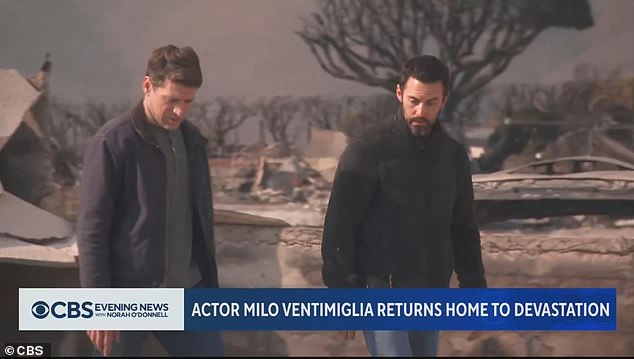 After the fire in the area was extinguished, he returned to the area two days later. He knew his house was gone, but to stand there in person, he said it felt “heavy.”