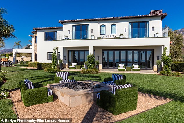 The Malibu mansion known as the Carbon Canyon Estate was also once rented by Kylie Jenner for almost half a million dollars a month, but now no longer exists after heroic firefighters extinguished the blaze.