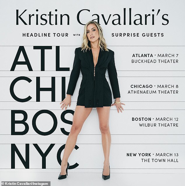 Kristin will officially kick off her Let's Be Honest 'Headline Tour' on March 7 at the Buckhead Theater in Atlanta, GA