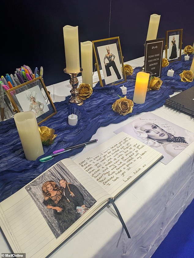 Organizers have set up a memorial wall and memorial books where the thousands of fans expected to attend the event this weekend can remember the late entertainer