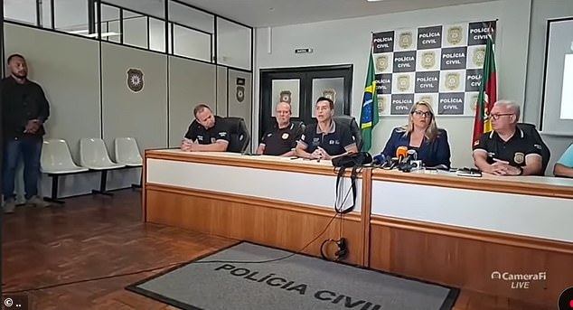 Brazilian police in Torres are holding a press conference today to explain the arrest of Deise Moura