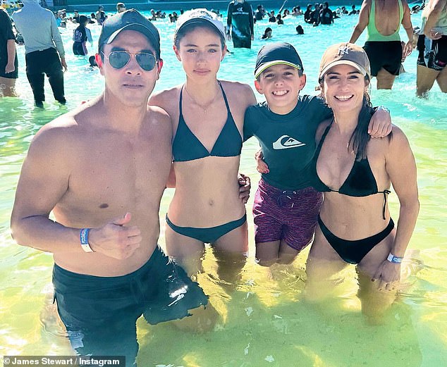 The Home and Away stars shared an intimate look at their family vacation via Ada's Instagram account on Thursday