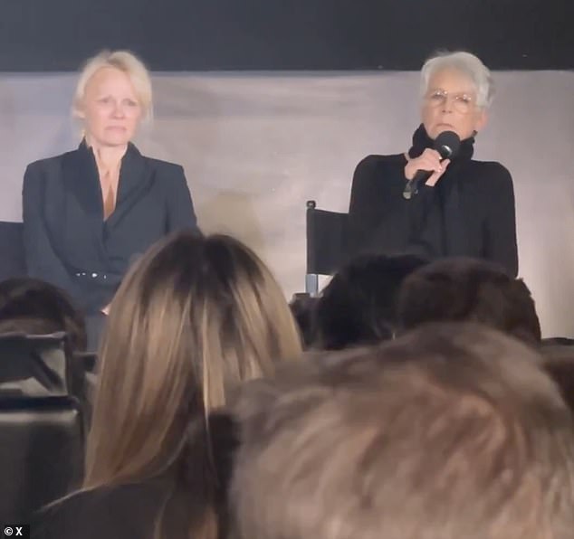 On Thursday, Curtis made the statement during a Q&A for The Last Showgirl, where she appeared alongside her co-star Pamela Anderson.