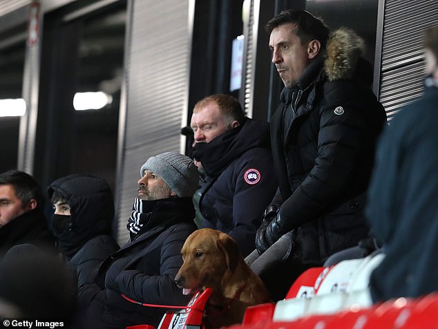 Gary Neville and members of the Class of 92 own Salford City, who play City on Saturday