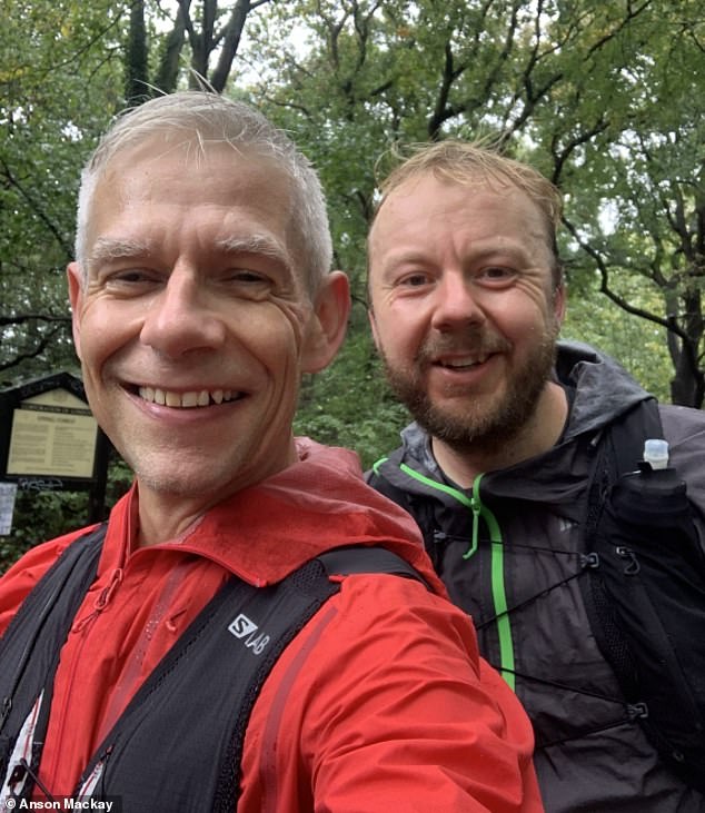 Tests showed that the geographer and emeritus professor at University College London had cancer in his lymph nodes. In the photo, with partner David