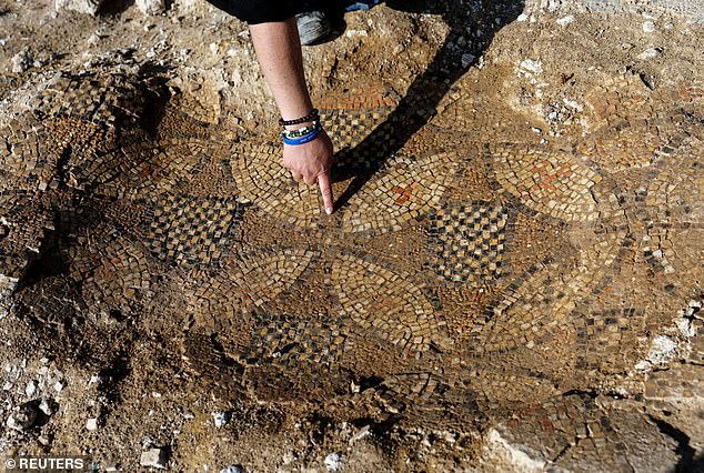 What makes this mosaic so unusual is the integration of very small stones into the geometric pattern, which served to emphasize the cross-shaped decorations, the researchers said.