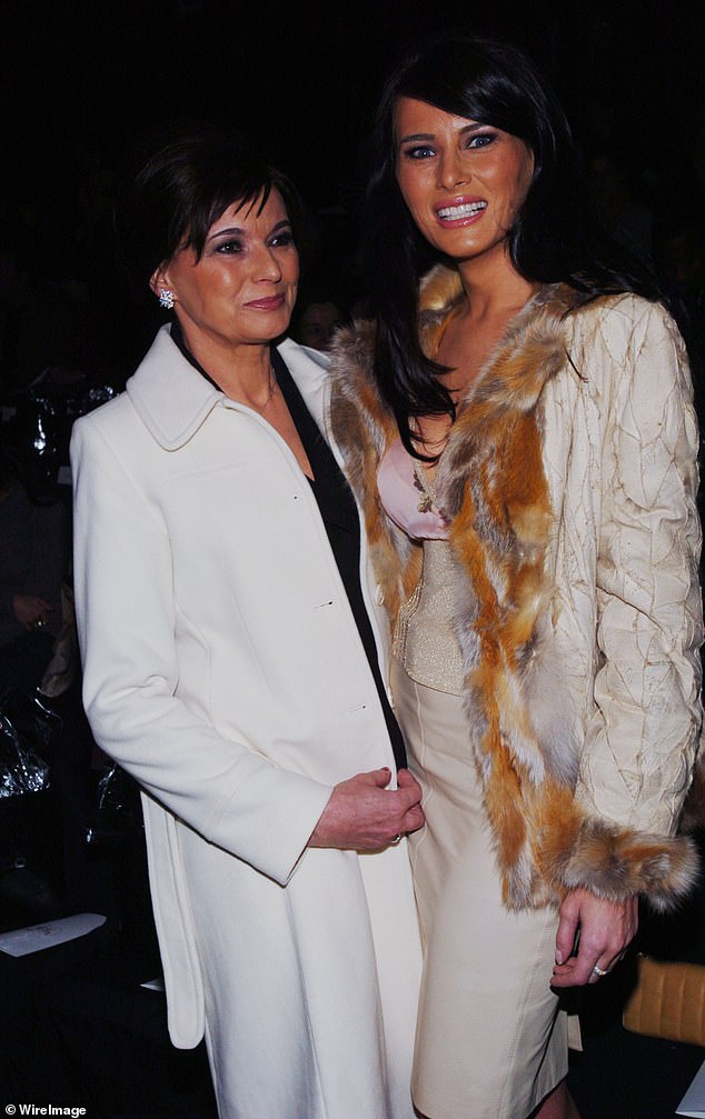 Amlija's death a year ago to the day of President Carter's state funeral last week was a life-changing moment for the model turned political partner. (Photo: Melania Trump with her mother at Olympus Fashion Week Fall in New York City, Fall 2004).