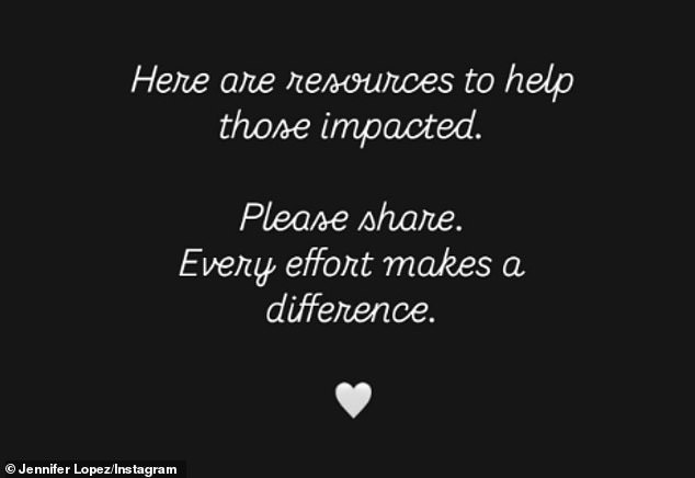 “My heart goes out to everyone affected by the fires in LA. In times like these, our strength lies in supporting each other,” she said