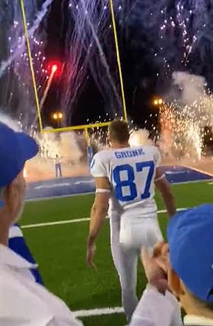 Despite the missed kick, fireworks were shot off and a group of fans stormed the field