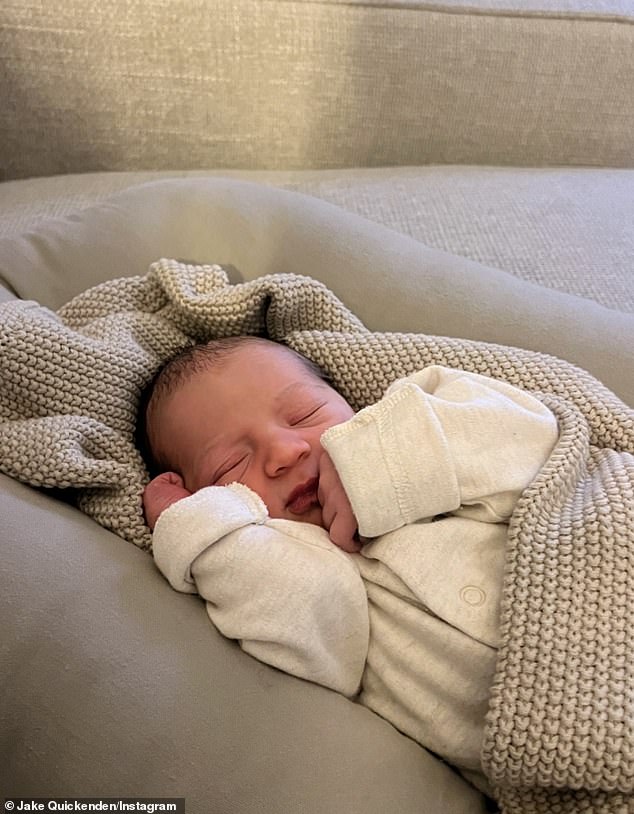 The X Factor star welcomed his second son with wife Sophie Church on Wednesday and took to Instagram on Friday to share the happy news.