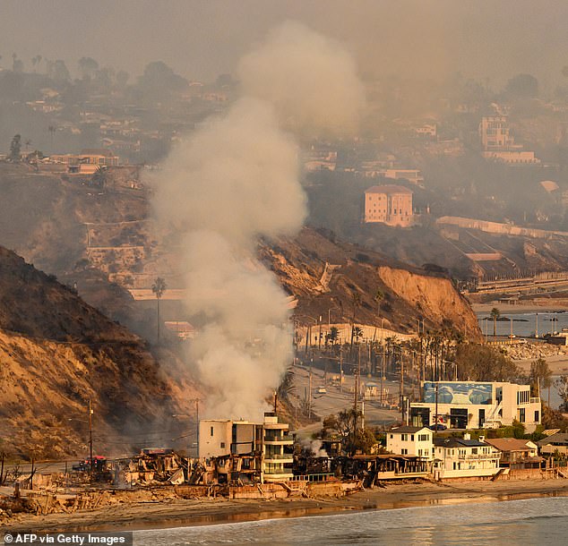 Steiner's house seemed to emerge as the unlikely sole survivor along the devastated coastline