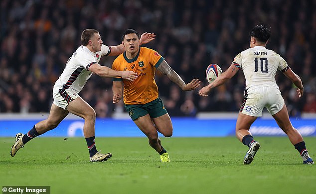 Marcus Smith was partly responsible for Australia's winning try when he played at fullback