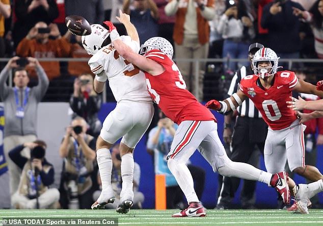 Quinn Ewers is fired by his former roommate, Jack Sawyer, who recovered the fumble