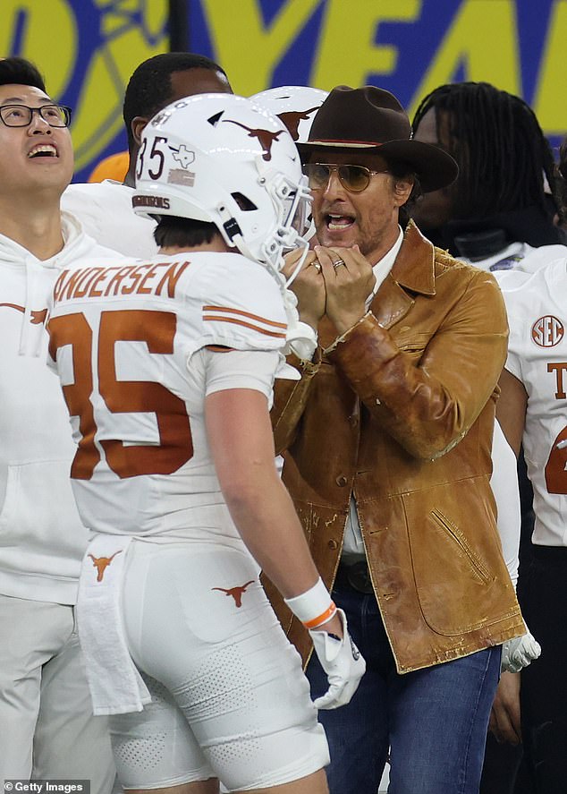 The Austin native, program donor and die-hard Longhorns fan is a fixture at all Texas games, where he is regularly recorded by ESPN and Fox Sports cameras