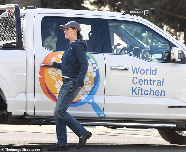 The actress was seen lending support to World Central Kitchen (WCK), a non-profit, non-governmental organization that provides food assistance