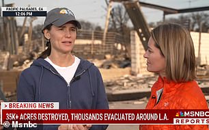 Jennifer also reflected on the destruction of thousands of homes in the Palisades community, saying, “I…my heart bleeds for all my friends.