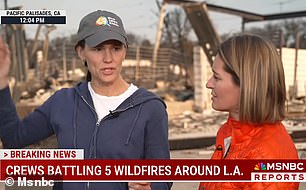 “I mean, I can think of a hundred families and five thousand homes have been lost. Without even thinking, I can write down a list of a hundred friends who have lost their homes.” she added