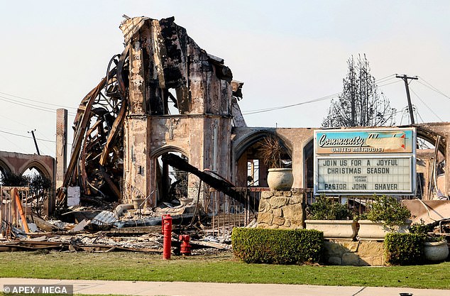 After a pause, Garner continued, “And this is where my children went to Sunday school. We lit the Advent candle together there a few weeks ago'; taken on Friday