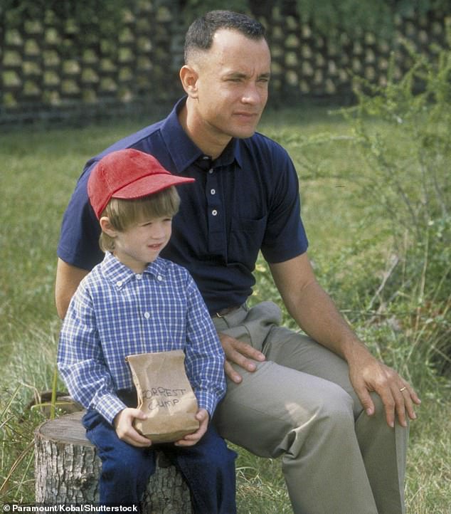 After landing an Oscar nomination in 2000 at the age of 11, Haley was on his way to becoming a superstar (pictured with Tom Hanks in Forrest Gump)