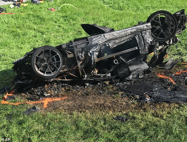 He suffered a second death after his £2million Rimac supercar careened off a hill and burst into flames as he raced at high speed through the Swiss countryside in 2017.